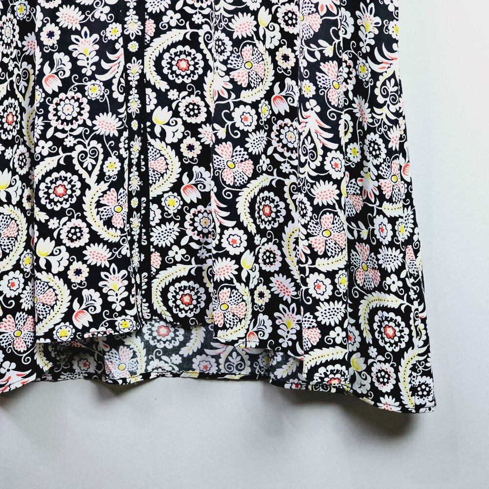 Boden Floral Western Straight Hem Shirt Dress with Button Front, NWOT, 8R - Picture 6 of 10